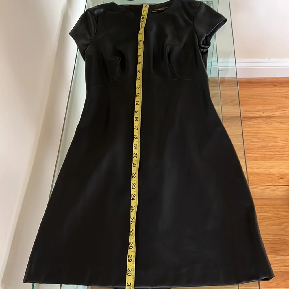 Zara Faux Leather Dress - Picture 4 of 7